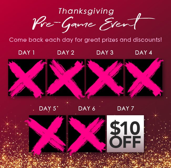 Day 7 - $10 OFF!! - Use Code: GOLDEN20