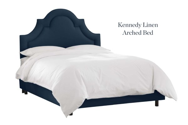 Kennedy Linen Arched Bed