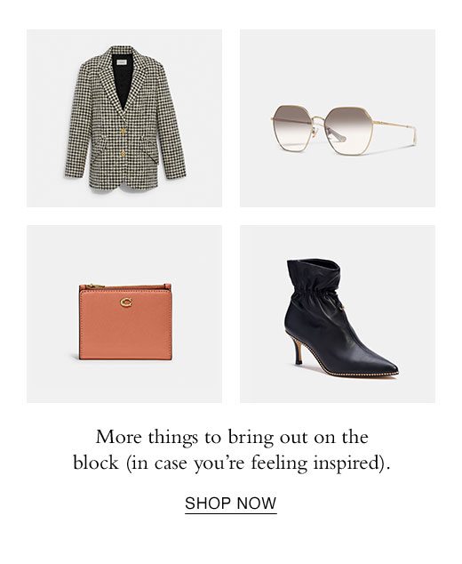 More things to bring out the block (in case you're feeling inspired). SHOP NOW