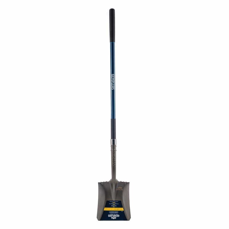 Gemplers Square Point Shovel with Fiberglass Handle 