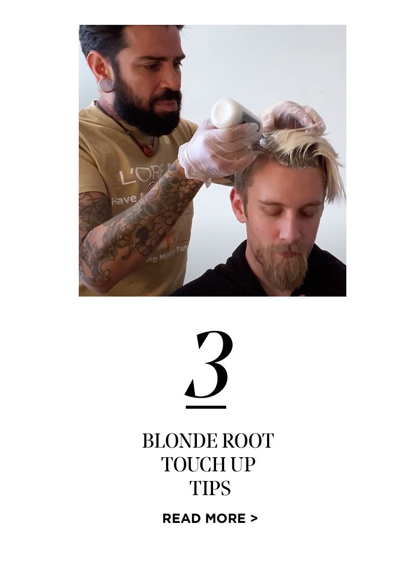 Blonde root touch up tips - Read more >