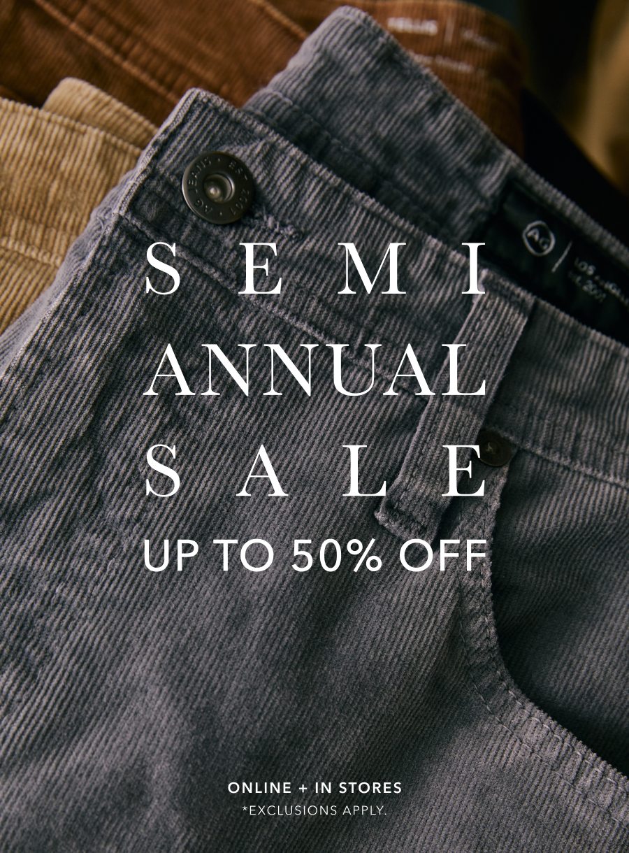 Semi-Annual Sale: Up to 50% Off