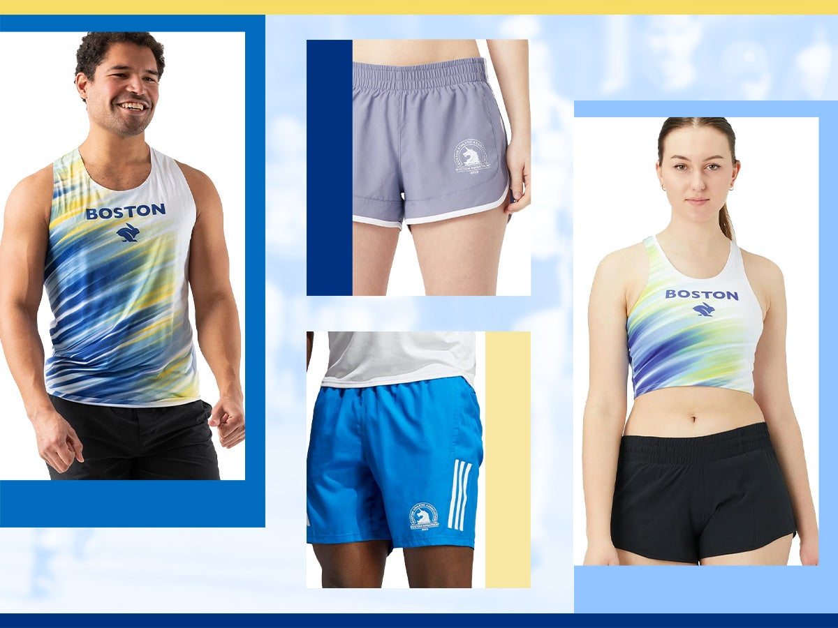 men's and women's boston marathon running clothing