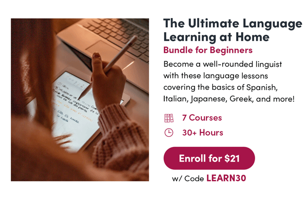 The Ultimate Language Learning at Home Bundle for Beginners