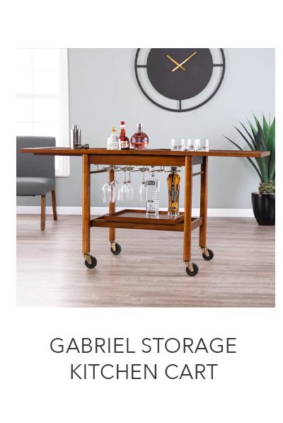 Gabriel Storage Kitchen Cart | SHOP NOW