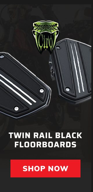 Twin Rail Black Floorboards