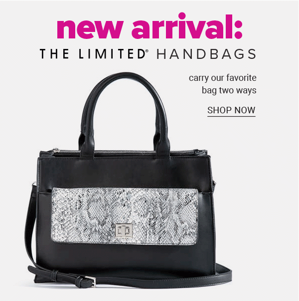 New Arrvials: The Limtied Handbags - Shop Now