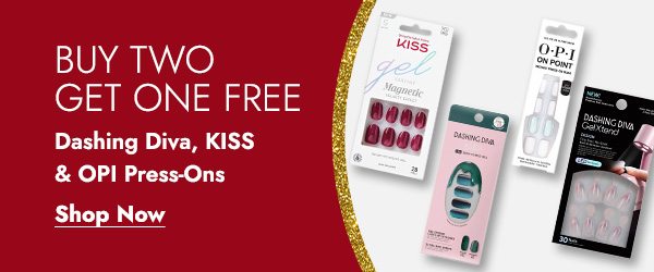 BUY TWO GET ONE FREE DASHING DIVA, KISS & OPI PRESS-ONS - SHOP NOW