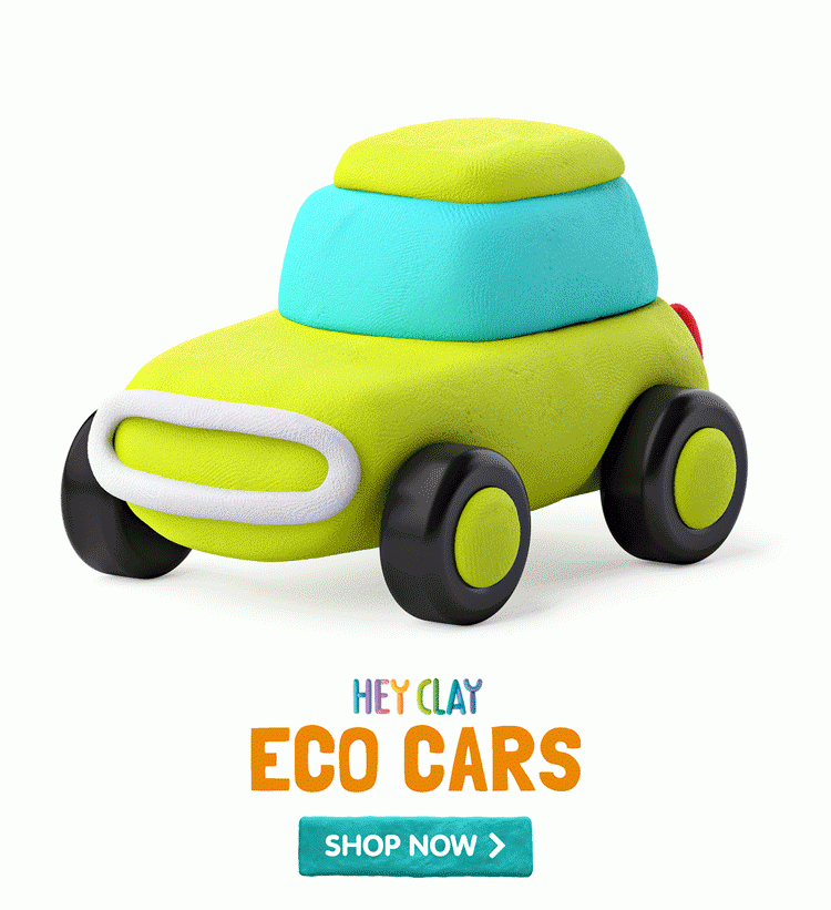 Hey Clay - Eco Cars Air-Dry Clay