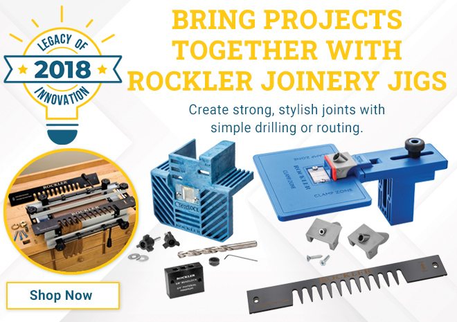 Rockler Legacy of Innovation - Joinery Jigs