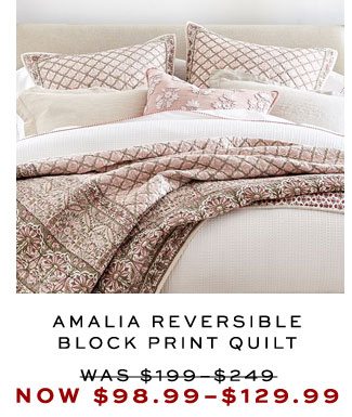 AMALIA REVERSIBLE BLOCK PRINT QUILT