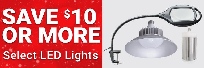 Save $10 or more on Select LED Lights