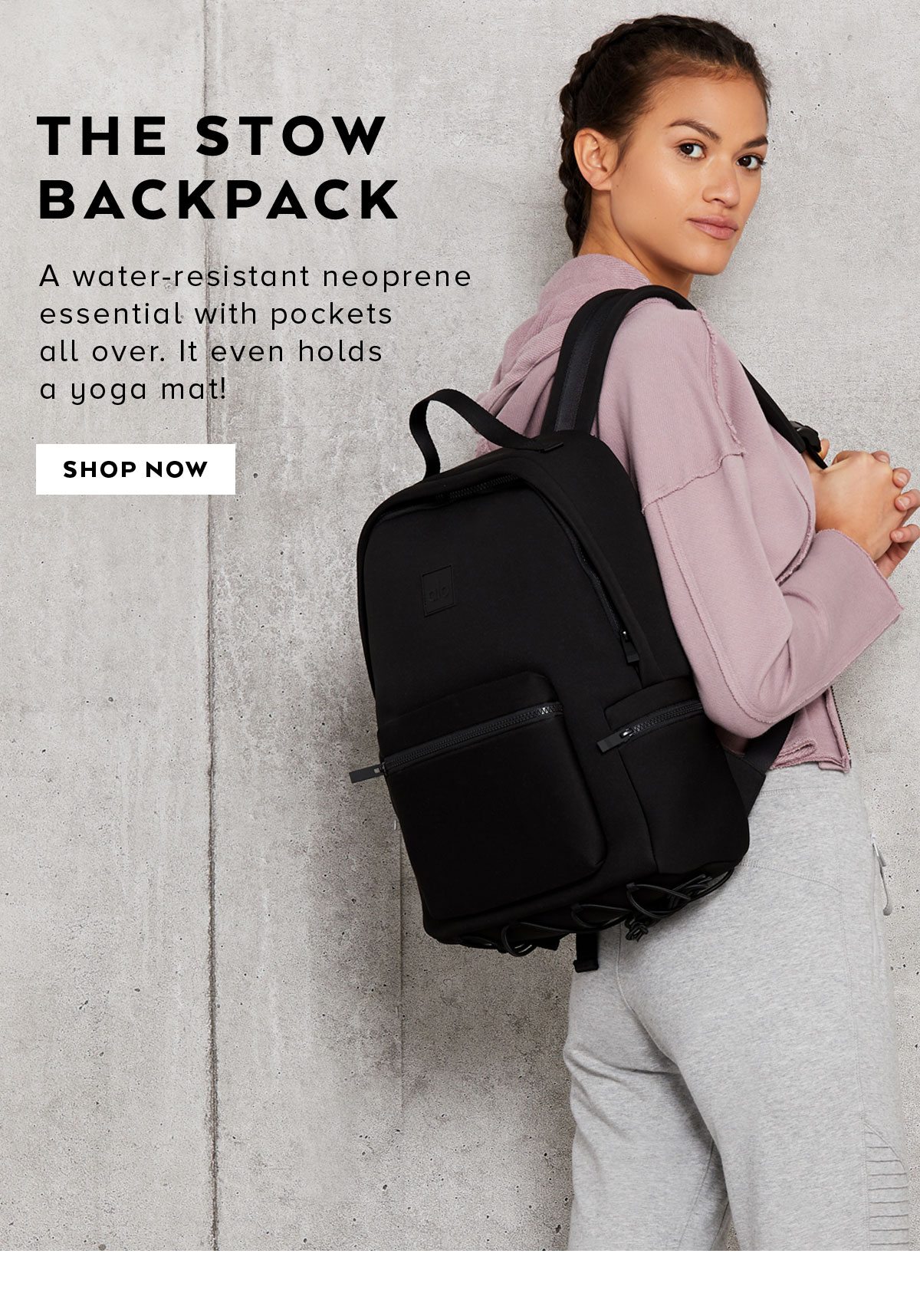 alo stow backpack