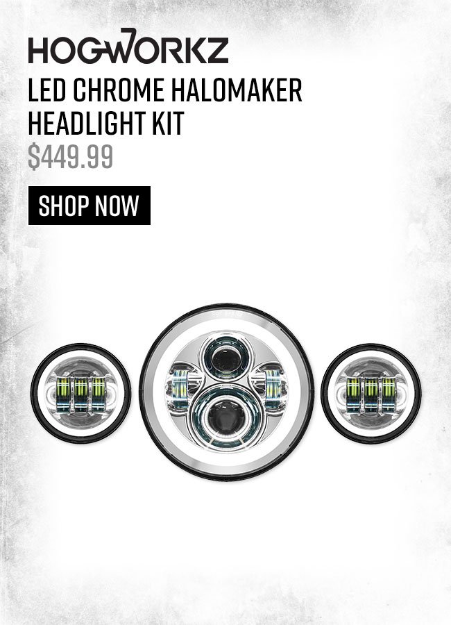 LED Chrome HaloMaker Headlight Kit