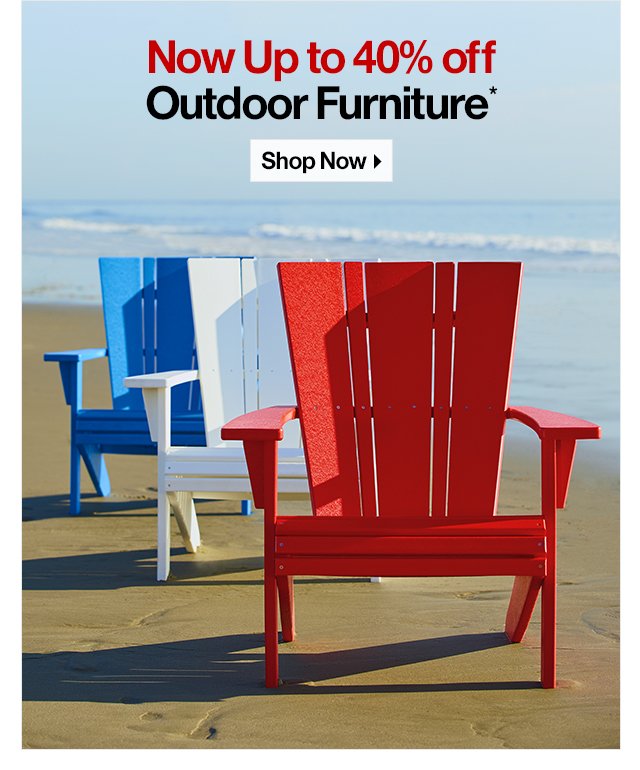 Up to 40% off Outdoor Furniture