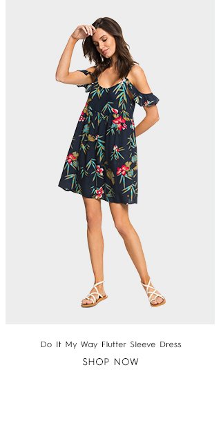 Product 1 - Do It My Way Flutter Sleeve Dress