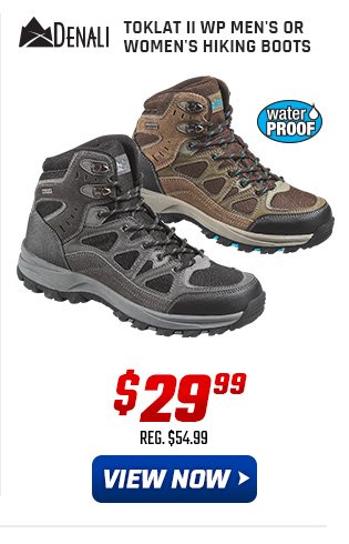 Denali Toklat II WP Men's or Women's Hiking Boots