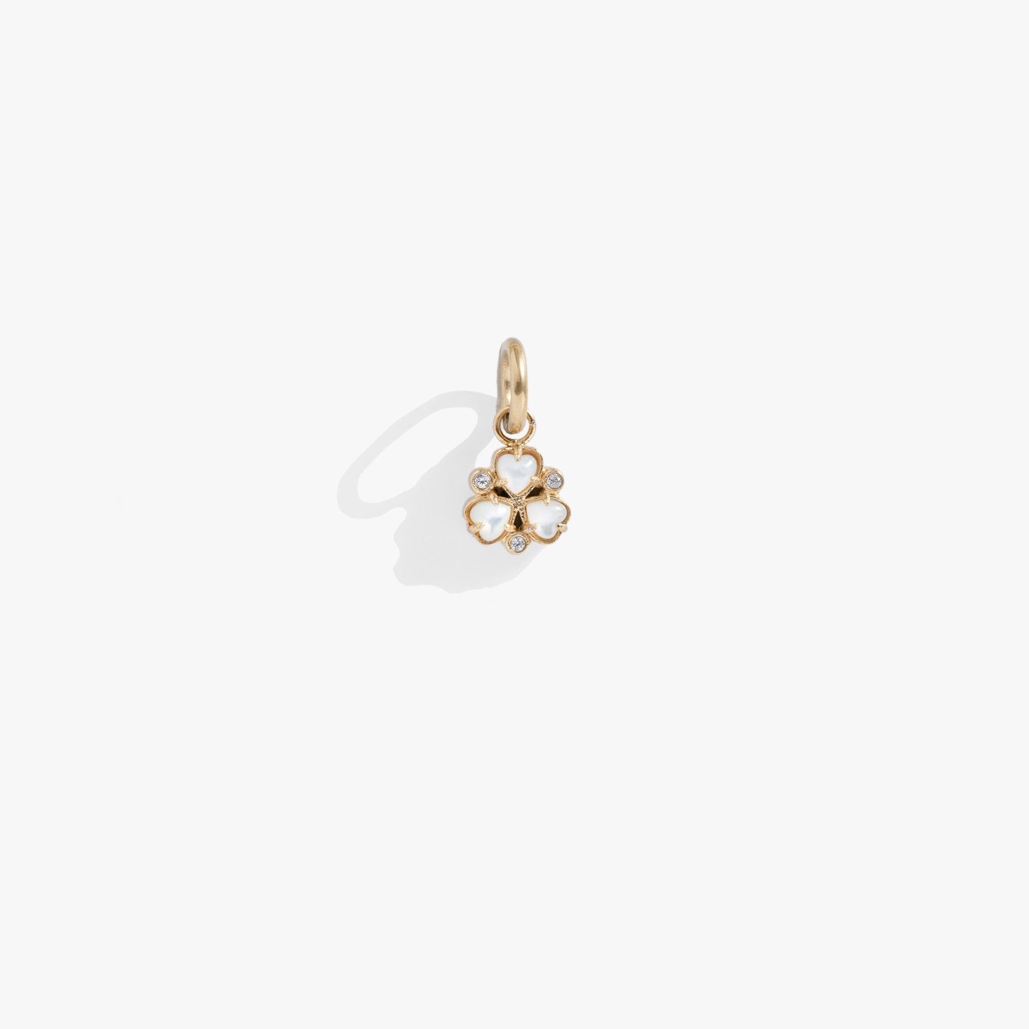 Image of Pearl Clover Interchangeable Charm