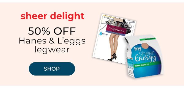 50% off Legwear - Turn on your images