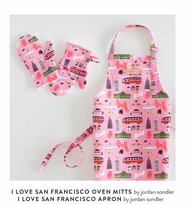 I Love San Francisco Oven Mitts, I Love San Francisco Aprons 