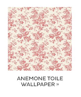 Anemone Toile Wallpaper