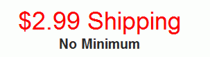 $2.99 shipping - no minimum