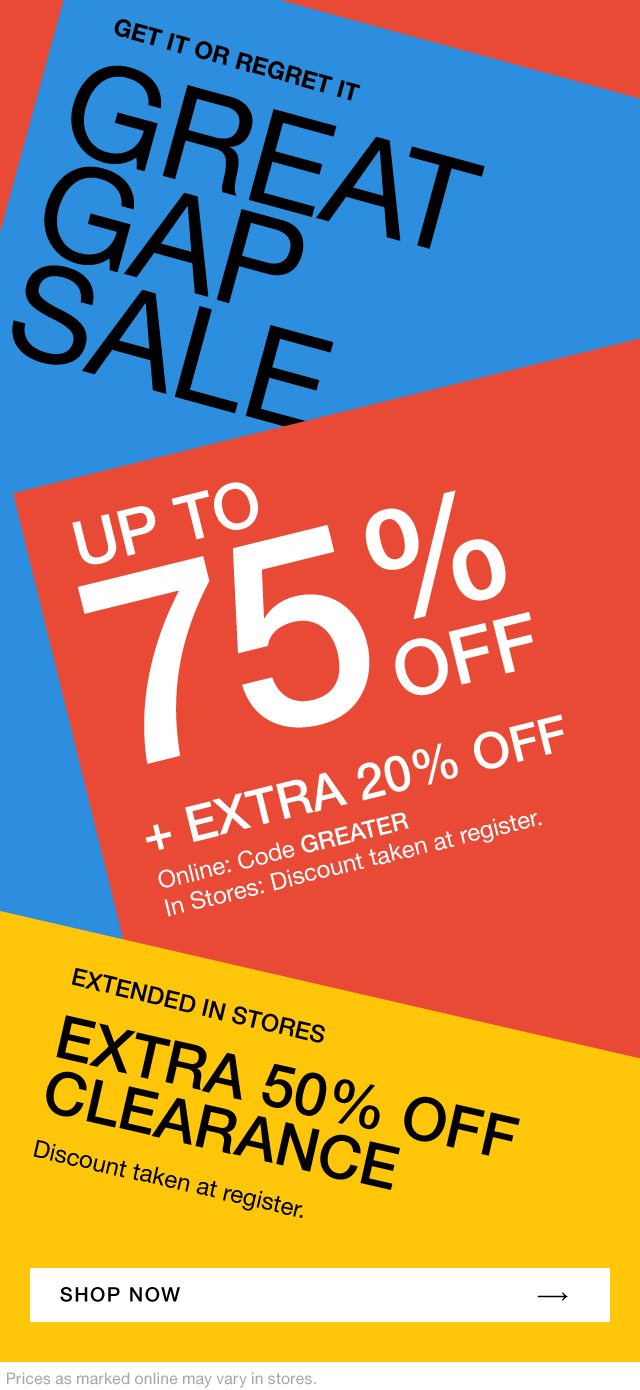 gap outlet online store