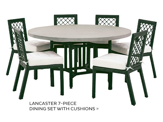 Lancaster 7-piece Dining Set with Cushions