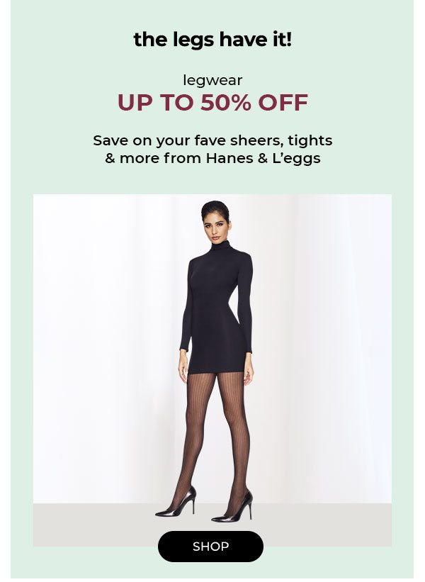 Shop Legwear up to 50% Off
