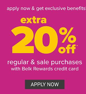 Extra 20% off Regular & Sale Purchases with Belk Rewards credit card - Apply Now