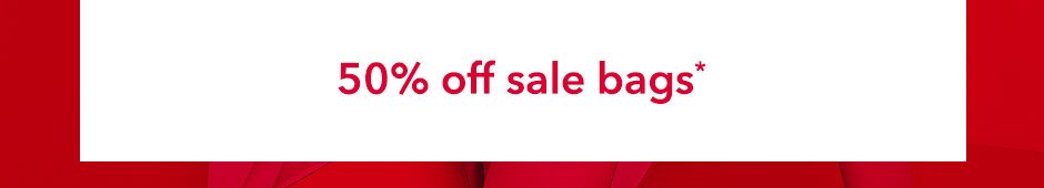 50% off Sale Bags