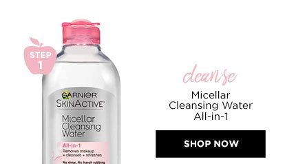 STEP 1 - cleanse - Micellar Cleansing Water All-in-1 - SHOP NOW