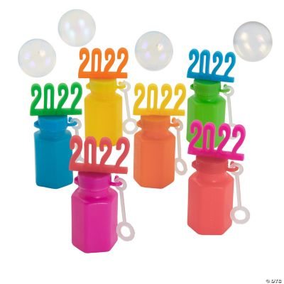 2022 Bright Bubble Bottles - 12 Pc.