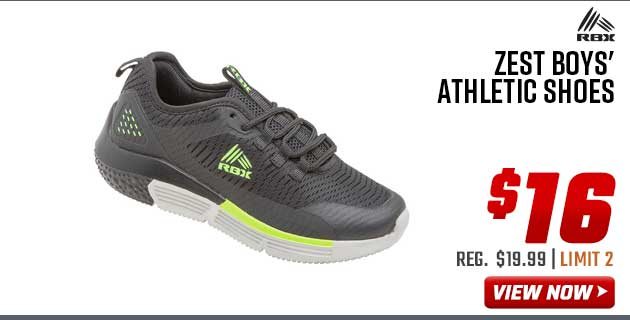 RBX Zest Boys' Athletic Shoes