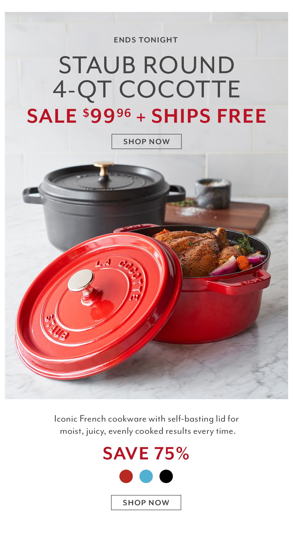 Staub Round 4-QT Cocotte