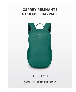 Osprey Remnants Packable Daypack - Rainforest Green - $25