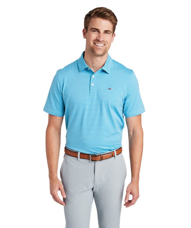 Kennedy Stripe Sankaty Performance Polo