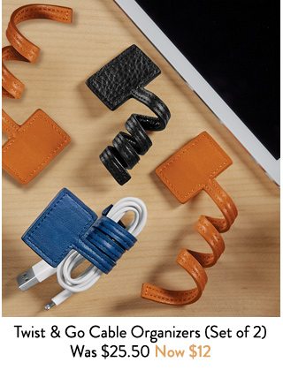 Shop Twist & Go Cable Organizers (Set of 2)