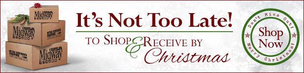 It's Not Too Late To Shop & Receive By Christmas