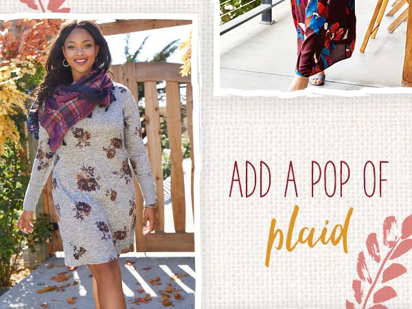 Add a pop of plaid.