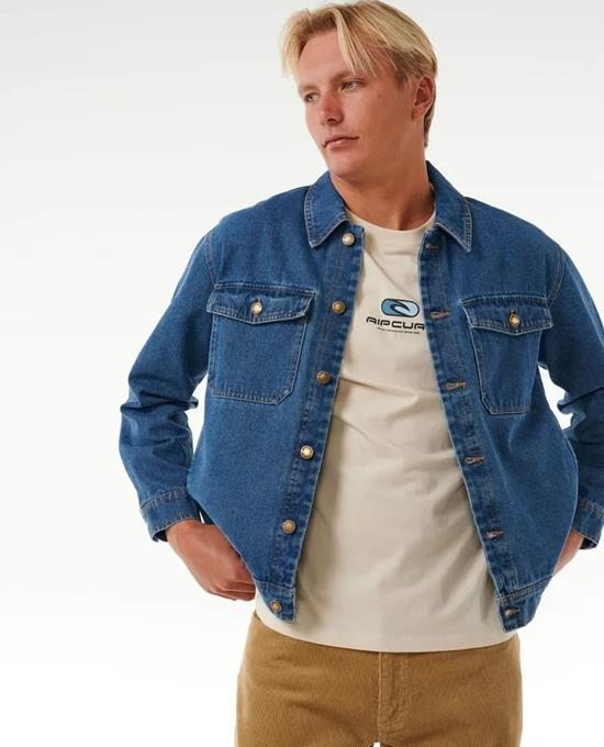 Classic Surf Denim Trucker Jacket