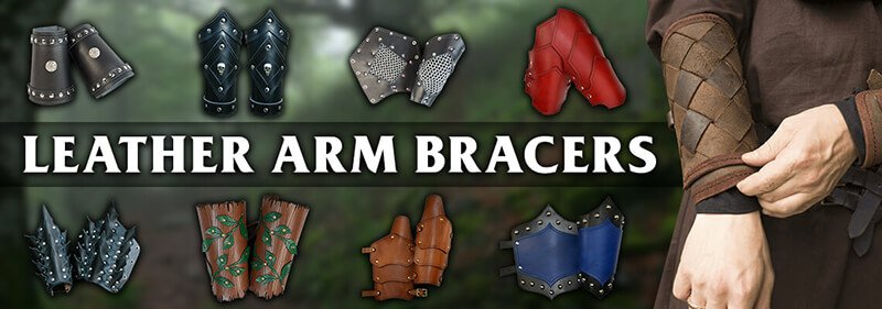 Medieval Collectibles Banner - Leather Arm Bracers