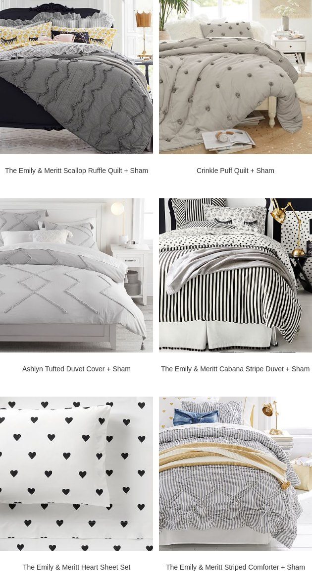 The Emily Meritt Ruffle Stripe Duvet Cover Sham Is Worth