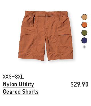 PDP9 - MEN NYLON UTILITY GEARED SHORTS