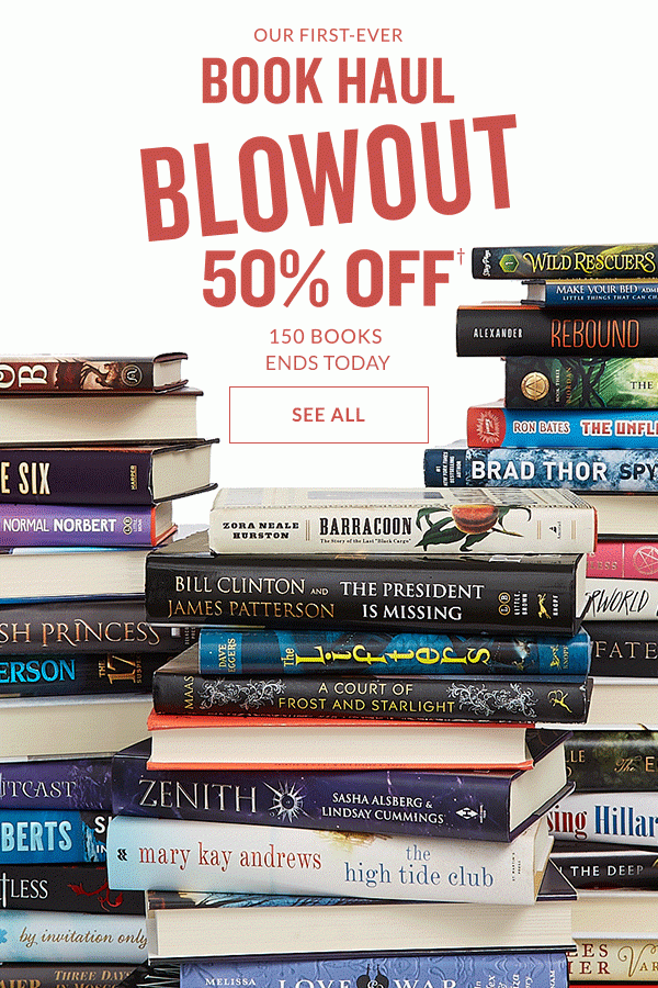 50 Off 150 Bestsellers Ends Today Barnes Noble Email Archive