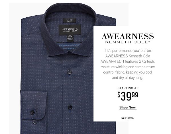 AWEARNESS Kenneth Cole Shirts $39.99 - Shop Now