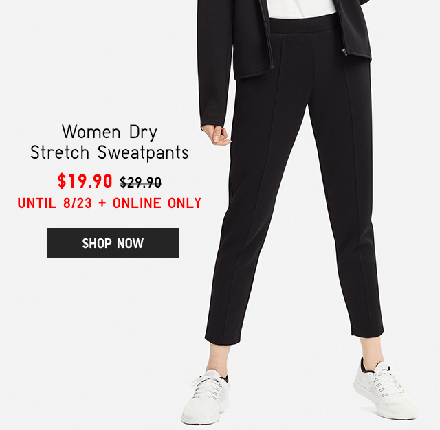 WOMEN DRY STRETCH SWEATPANTS $19.90