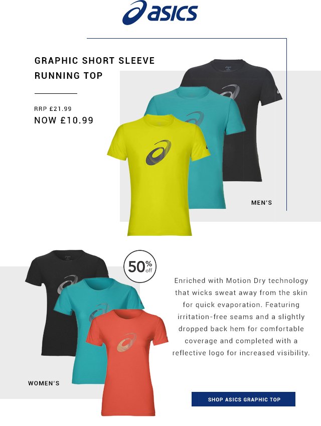 Shop ASICS Graphic Top
