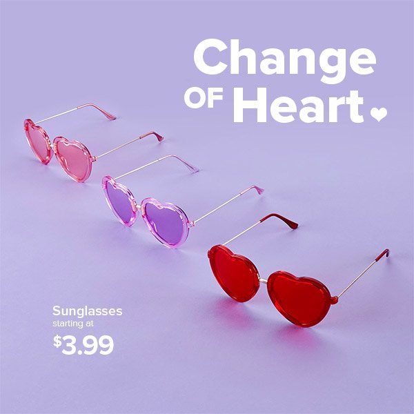 Shop Sunglasses Starting at $3.99