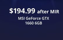 MSI GeForce GTX 1660 6GB